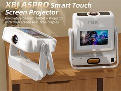 XBJ Smart Touch Screen Portable Projector Support 4K Wifi 6 Bluetooth Auto Focus Compatible with phone/ TVStick/pc/IndoorOutdoor