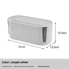 Nordic Plug Board Storage Box – Cable & Router Organizer Case
