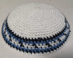 16/17cm HANDMADE KNITTED YARMULKE KIPPAH