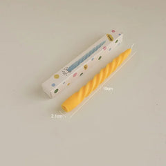 Ins Style Thin Spiral Long Rod Candle Scented Candle Aromatherapy Soy Wax Candles Wedding Birthday Candle Party Home Decoration