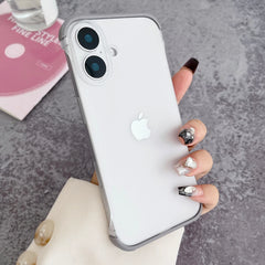 Titanium Gold matte borderless heat dissipation phone case for iPhone 16 15 14 13 12 Pro Max ultra-thin shockproof hard cover