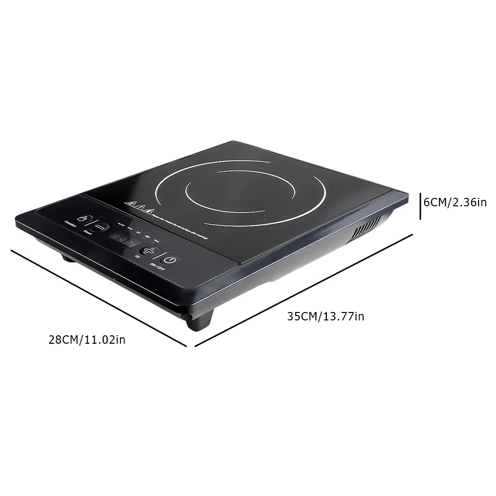 2200W Portable Induction Cooktop with 5 Preset Programs