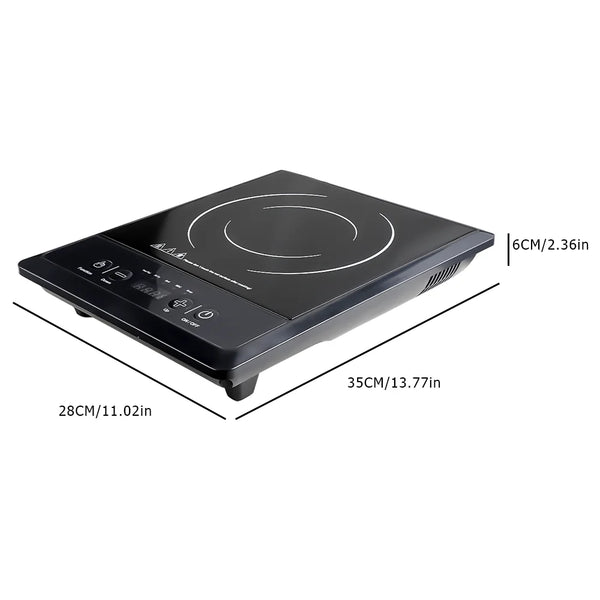 2200W Portable Induction Cooktop with 5 Preset Programs