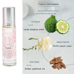 10ml Yara Eau De Parfum Roll-on High Quality  Arabian Perfume for Women  Lasting Fragrance Pheromone Light Fragrance