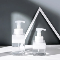 250ml/450ml Large Capacity Foam Bottles Dispenser Plastic Pump Bottles Mini Empty Soap Refillable Bottle Travel Shampoo Foaming