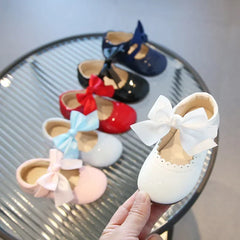 2025 Spring Autumn Little Toddler Girl Leather Dress Shoes Kids Cute Oxfords Bright Colors Girls Party Performance Dance Shoes
