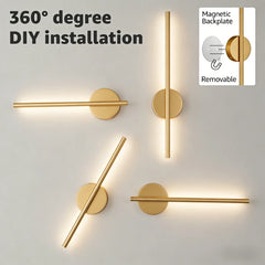 Battery Operated Wall Sconce Wireless LED Light 5v  with Remote Control USB Rechargeable Wall Lights for Bedroom Living Room