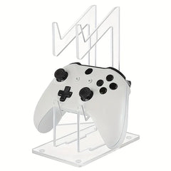 1/2PCS Clear 2 Layer PS5 PS4 Controller Stand With Headphone Holder Game Accessories Organizer Storage Rack For 1/2 Controllers