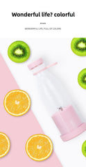 Electric Juicer Cup 6 Blades Blender Milkshake Machine USB Portable Fruit Milk Mixing Tool Mini Fresh Juice Blender Kitchen