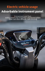 Magnetic Suction Phone Mount 360° Adjustable Vacuum Foldable Phone Holder Car Mounted Adsorption Bracket Universal Car Bracket