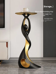 Creative Designer Furniture Home Decor Art Abstract Sofa Side Table Light Luxury Living Room Porch Decor Corner Table Storage Living Room Furniture