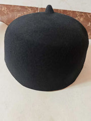 Eid Ramadan Prayer Hats for Muslim Men Wool Felt  Fashion Brown Red Kufi Hijab Handmade Beret Caps Spring Winter Elegant Hat