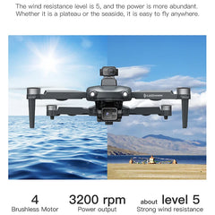New L600 PRO MAX/PRO GPS Drone 5KM 4K Professional HD Dual Camera 3-Axis Gimbal 360° Obstacle Avoidance Brushless Quadcopter Toy