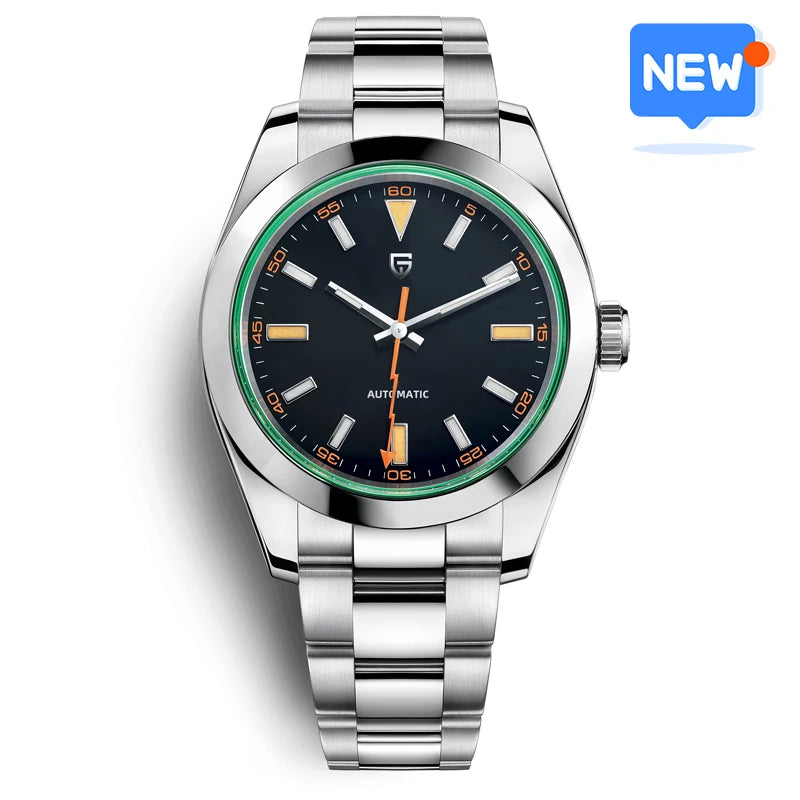 PAGANI DESIGN 2026 New Z-Blue Men's Mechanical Watches Luxury Sapphire Glass 8215 Automatic Watch For Men Stainless steel Clock