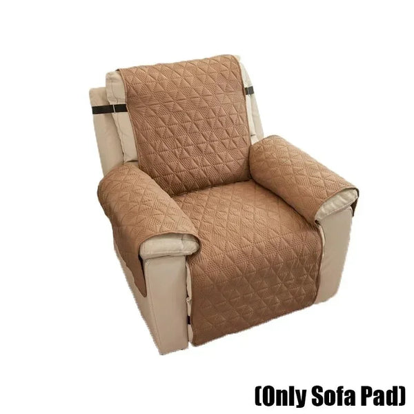 Waterproof Washable Quilted Anti-wear Recliner Armchair Chair Sofa Cover for Pets Kids Furniture Protector Home Décor