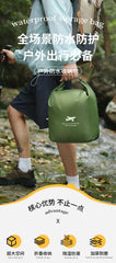 Foldable Waterproof Dry Bag, Oxford Cloth Portable Storage Pouch for Camping, Hiking & Swimming