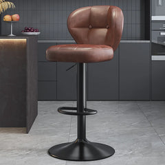 Commercial high platform chair, high footstool chair, adjustable height, rotatable, bar counter chair, front desk cashier stool Kitchen & Dining Furniture