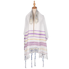 Jedaica Tallit Shawl Israel Talit scarf with Talis Bag Polyester Wraps Prayer 50x180cm