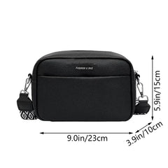 Trendy PU Crossbody Shoulder Bag for Women Stylish Design Pattern Strap Practical for Daily Casual Activities Outings