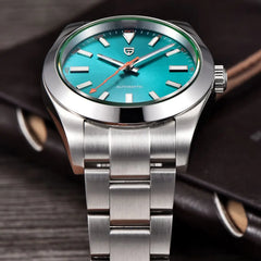 PAGANI DESIGN 2026 New Z-Blue Men's Mechanical Watches Luxury Sapphire Glass 8215 Automatic Watch For Men Stainless steel Clock