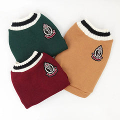 Cat Dog Sweater Pullover Winter Pet Clothes for Small Dogs Cat Vest Puppy Jacket Pet Cat Clothing Kitty Costume Pet Shop Pet Clothing