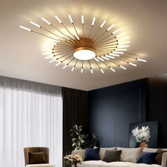 Nordic Ceiling Lighting for Living Room Bedroom Kitchen Led Ceiling Light Fixture Indoor Home Firework Decor Ceiling Lights