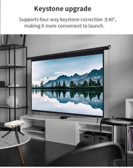 Smartldea Newest Arrive HD Mini Smart DLP 4K Projector Android 13.0 5G WiFi BT Build-in Speaker Battery Pocket Phone Projectors