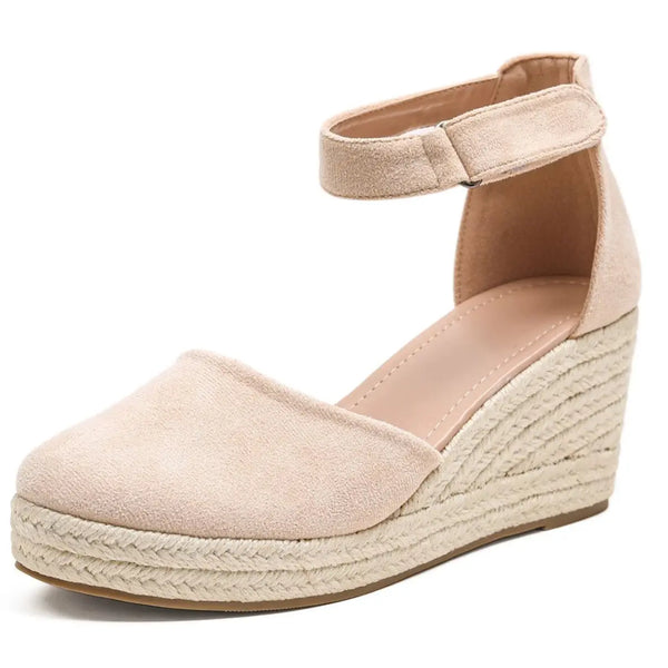 Women's fashion wedge sandals Summer casual non-slip open-toed platform shoes Elegant women's sandals wear beach women's shoes