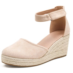Women's fashion wedge sandals Summer casual non-slip open-toed platform shoes Elegant women's sandals wear beach women's shoes