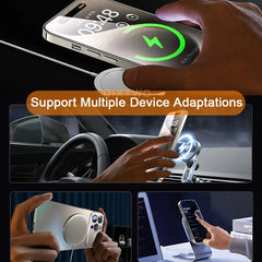 AG Matte Lens Glass Protect Magnetic Case For iPhone 17 16 11 12 13 14 Plus 15 Pro Max Air Phone Magsafe Wireless Charge Cover