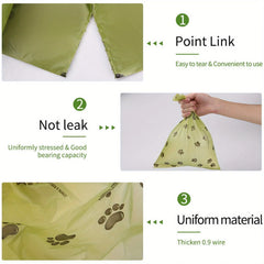 120-Count Biodegradable Dog Poop Bags – Leakproof & Unscented Pet Shop