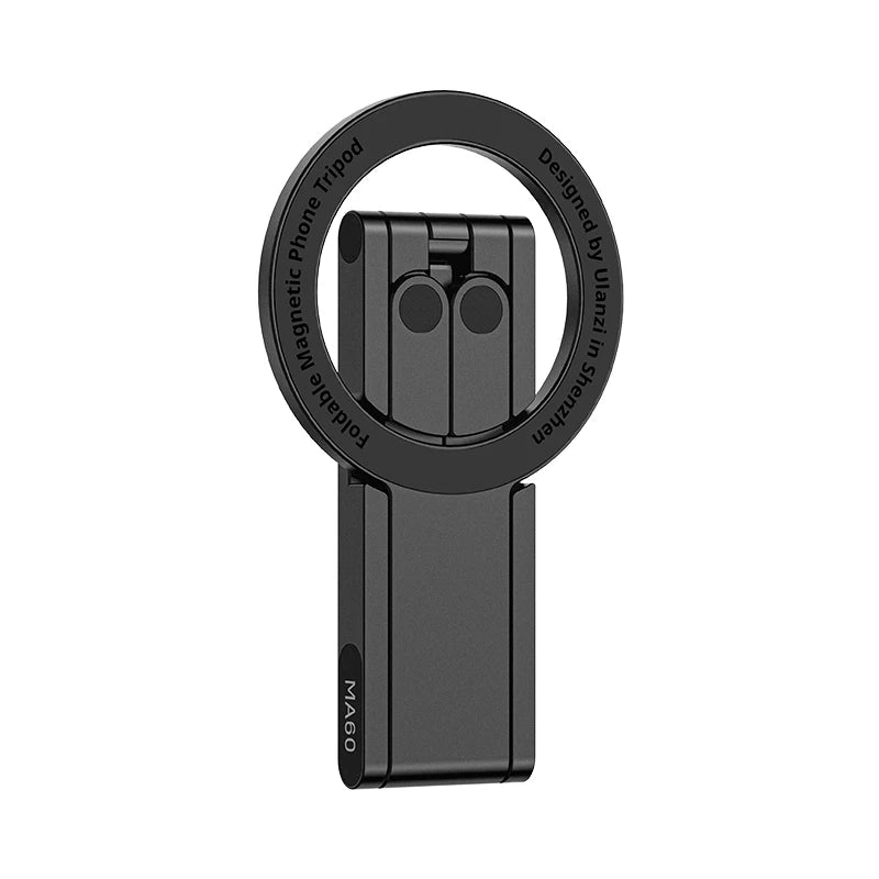 Ulanzi MA60 Foldable Magnetic Phone Tripod 0.8cm Ultra-Slim Dual-Sided Magnet Phone Tripod for Desktop Stand Livestreaming Vlog