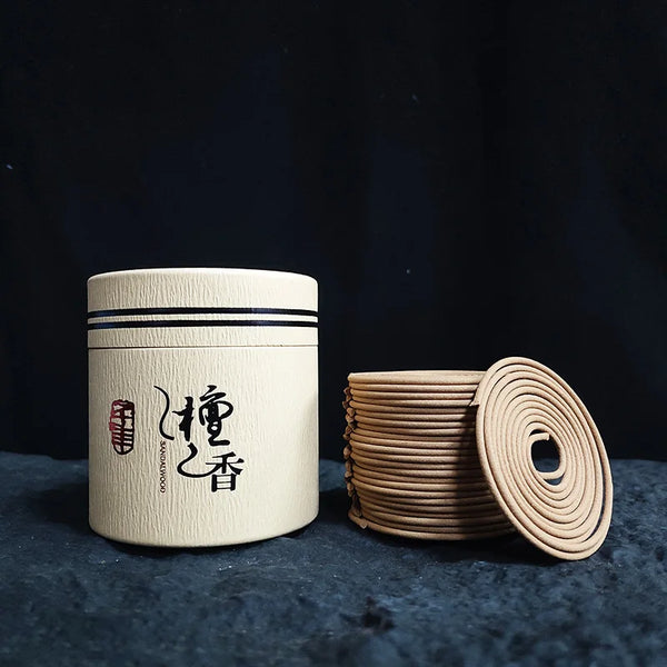 Natural Lavender Sandal Coil Incense 48pcs/box Indoors Living Room Scents Meditation Fragrance Tibetan Indian Incense Coils
