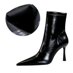Women’s wear Pointed Toe Ankle Boots – Sexy High Heel Boots