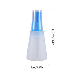 Silicone Heat-resistant Food Grade Kitchen Baking Oil Dispenser With Small Brush Kitchen Baking Tools