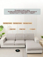 1pc  Solid Milk Silk Elastic sofa cushion cover  , Four Seasons Universal sofa cushion cover