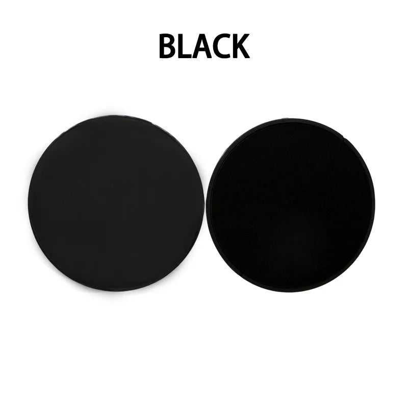 2pcs Solid Color Yoga Sliding Discs, Yoga Fitness Foot Sliding Pads, Workout Equipment For Abdominal Core Training, Body Shaping