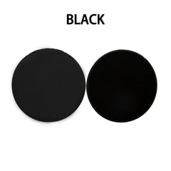 2pcs Solid Color Yoga Sliding Discs, Yoga Fitness Foot Sliding Pads, Workout Equipment For Abdominal Core Training, Body Shaping