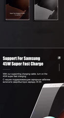 PD 45W Super Fast Charger For SAMSUNG Galaxy S21 S22 S23 S24 Ultra Fast Charging Phone USB C Charge Type C Cable 2M Wall Adapter