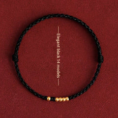 1pcs Handmade Braided Bracelet Colorful Thread Good Luck Charm Rope Bracelet For Women Men Knots Red Rope Woven Bracelets Gift