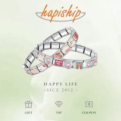 Hapiship Stainless Steel Watch Bracelet Bangle – Gift for Women