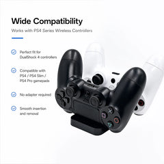 for PS4 Controller Charger USB Charging Dock Station for Sony Playstation 4 PS4 Controller Stand Double Handle Wireless Chargers