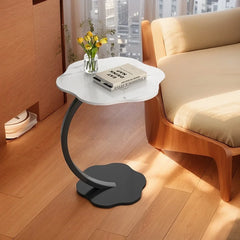 Coffee Table Light Luxury Side Table Round Flower Bedside Table Bedside Home Study Desk Auxiliary Desk Living Room Furniture Bedroom Furniture