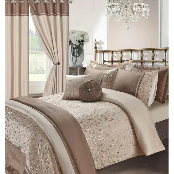 Premium Embroidery Bedding Duvet Covers Set Luxury Embroidery Super Soft Duvet Cover Set