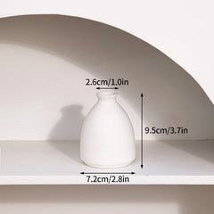 INS Nordic White Ceramic Vase – Decorative Flower Pot Home Decor