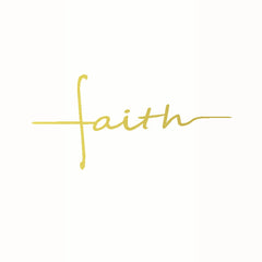 Faith Cross Decal Christian Religious Vinyl Sticker Car Window Decor ,  Women's Christian Laptop Decals for Apple MacBook Decor