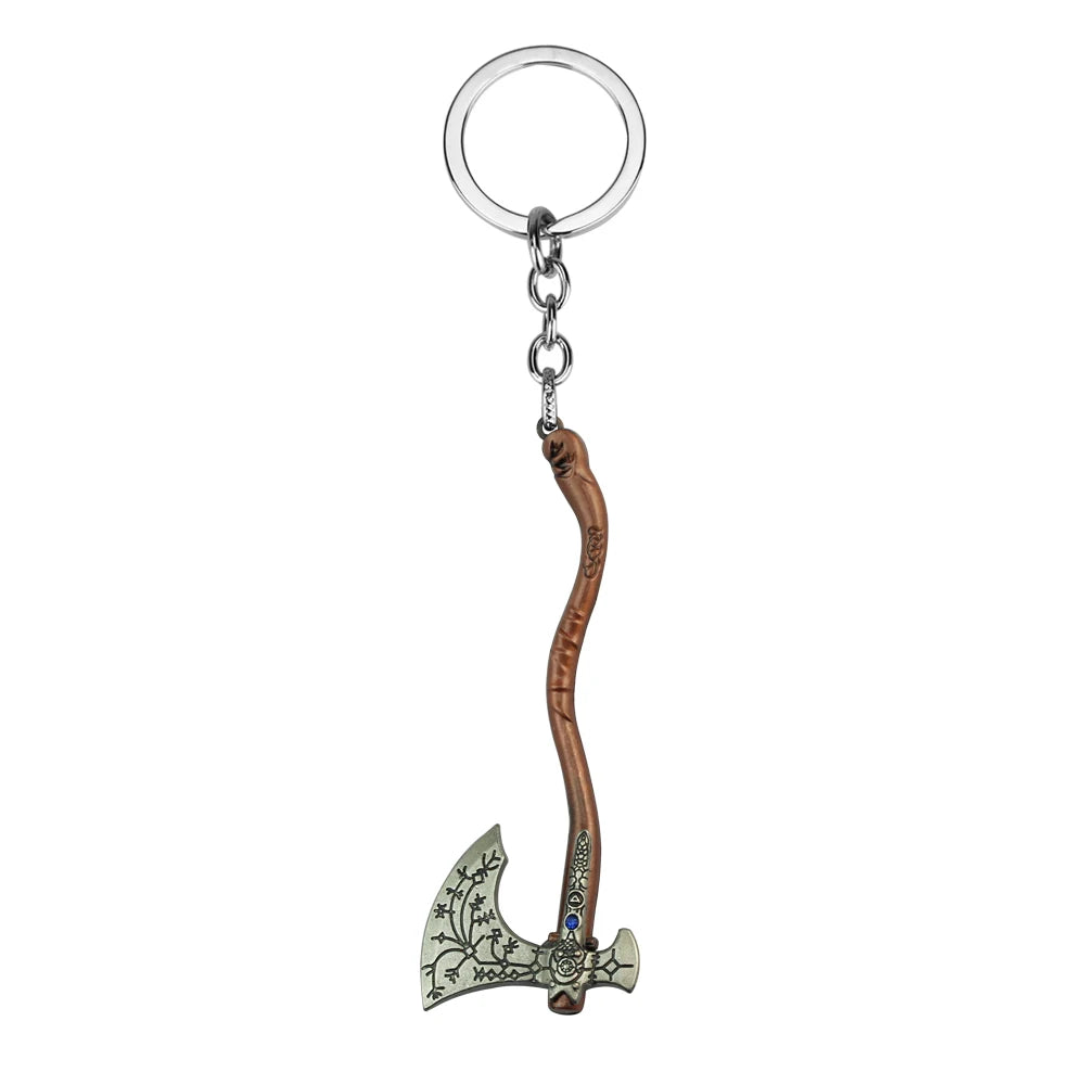 New God of War 4 Kratos Sword Keychain Pendant Keyring Jewelry Men And Women Car key chain Accessories