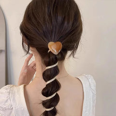 Vintage Heart Ball Elastic Headband – Women’s Hair Tie Scrunchie