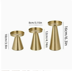 2026 gold and black Candle Holder New Romantic Candlelight Dinner Creative Iron Art Home Decoration Ornament