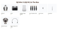 DJI Mini 3 Drone Beginner-Friendly Under 249 g Extended Battery Life 4K HDR Video True Vertical Shooting Original in Stock